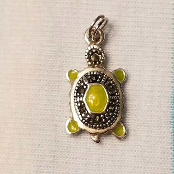 Jewelry - Mini Turtle Bracelet Sterling Silver charm 925